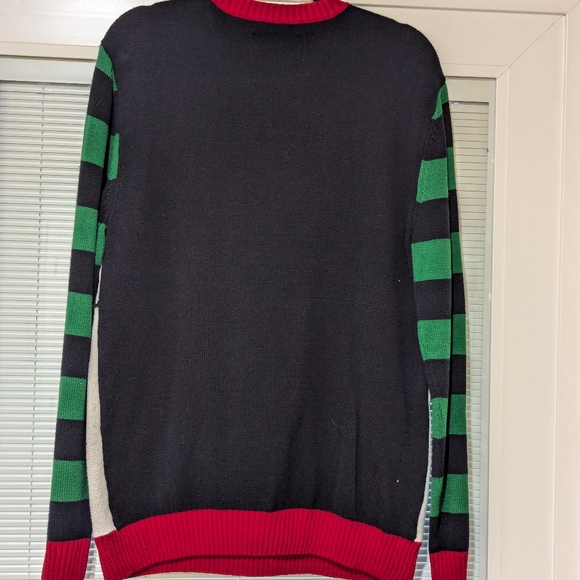 Elf Peeing in the Snow Ugly Christmas Sweater XL - Picture 3 of 3